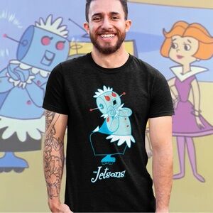 The Jetsons Rosie The Robot RetroKid Black T-Shirt